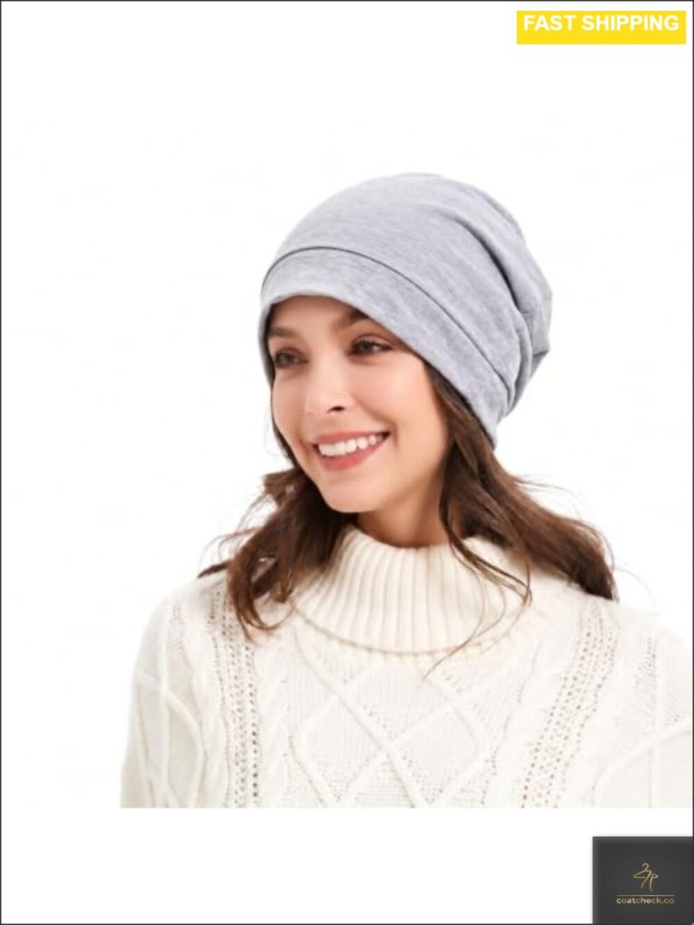 EMF Blocking Beanie Silver Fiber Lining Anti-Static Radiation Protection Hat